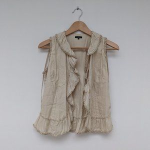 Caroline Biss Eggshell Crop Top - EU36